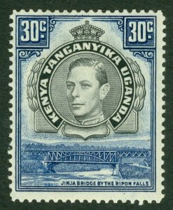 Sg 141a Kut 1938-54. 30 Cent, Noir & Dull Violette Noir, Perf 14. Légèrement 