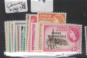 Ghana SG 166-179 MOG (1hat) 