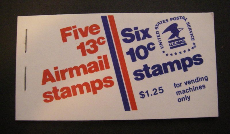 BK126, Scott 1510d & C79a, 10c & 13c Combo Booklet of 11, MNH Complete Booklet