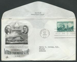 U.S. Scott 1244  Art Craft FDC N.Y. Worlds Fair