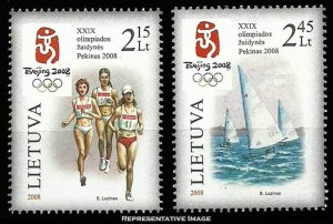 Lithuania Scott 871-872 Mint never hinged.