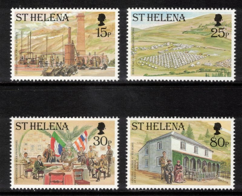 ST HELENA 2000 Boer War Centenary; Scott 751-54, SG 806-09; MNH