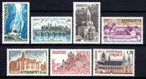 France 1978 Tourist Issue Complete Mint MNH Set SC 1598-1604