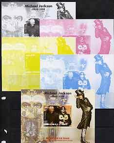 Chad 2009 Michael Jackson #2 with Nelson Mandela m/sheet ...