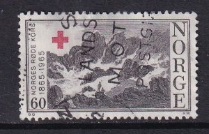 Norway #473  used  1965   Red Cross 60o