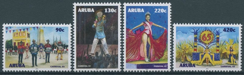 Aruba 2019 MNH Carnival 65 Years 4v Set Festivals Cultures Traditions Stamps