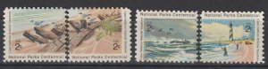 U.S.  Scott# 1448-51 1971 XF MNH National Parks