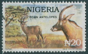 Nigeria 1993 SG654 20n Roan Antelopes FU