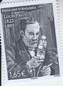 2022 Fr Andorra Louis Pasteur  (Scott NA) MNH