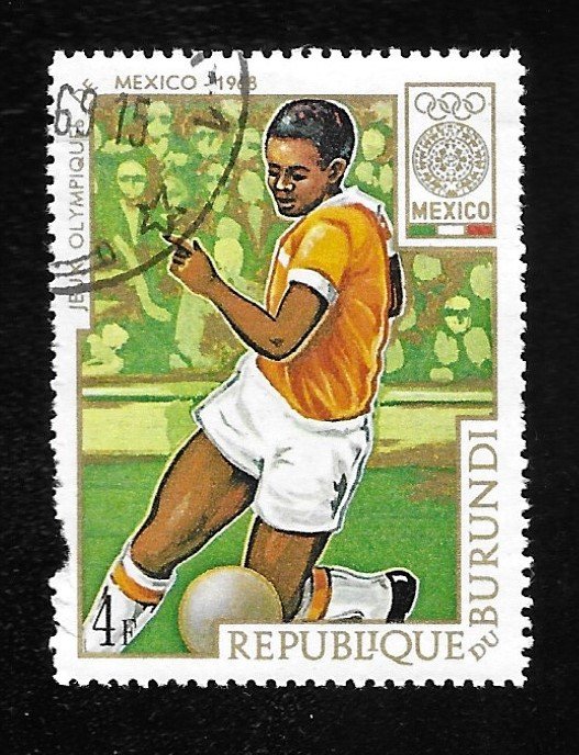 Burundi #260  Mexico Olympics  Used hinged