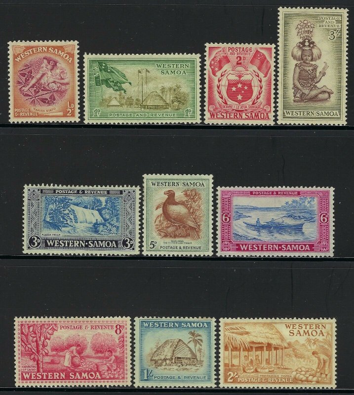 Western Samoa Scott 203-212 Mint Hinged