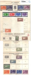 9862453 New Hebrides LOT MINT/Used