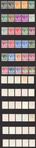 Penang SG3/22 1949 Set plus shades Fine M/M Cat 174 pounds