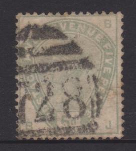 Great Britain 1884 QV 4d Green Sc#104 U