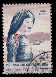 North Viet Nam Scott 112 Used Ethnic costume stamp