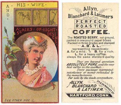 Hartford, CT, ALLYN, BLANCHARD & LATIMER'S COFFEE, TC
