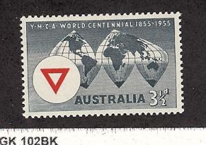 Australia, 283, YMCA Centenary Single,**MNH**