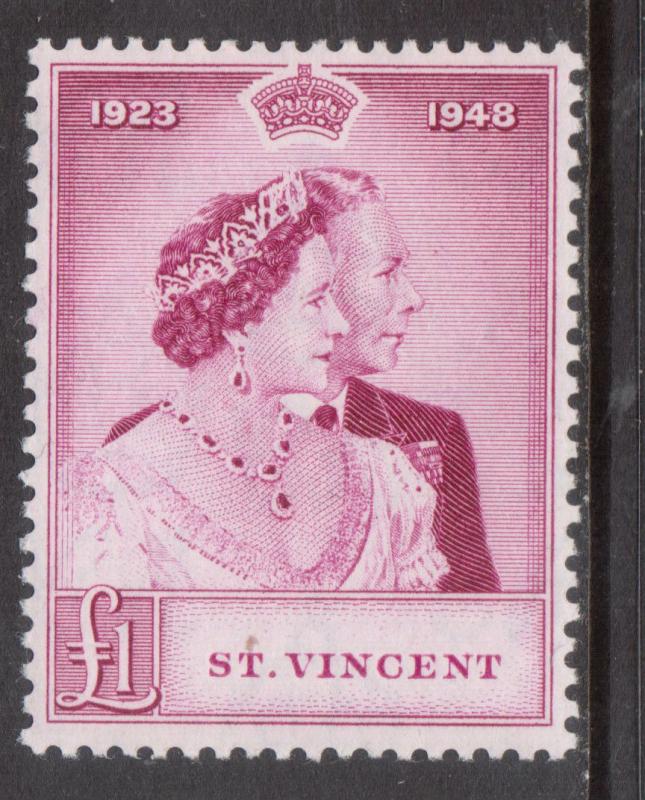 St Vincent #155 Very Fine Never Hinged