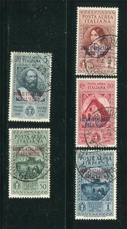 Aegean Islands (Italy) #C15-9 Used