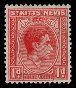 ST KITTS-NEVIS GVI SG69c, 1d rose-red, M MINT.