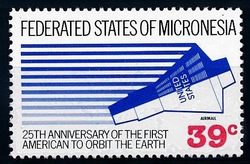 [65042] Micronesia 1987 Space Travel Weltraum From Set MNH