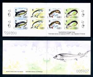 [53837] Bulgaria 2004 Marine life WWF Fish MNH Booklet