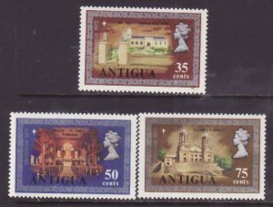 Antigua-Sc#292-4- id10-unused NH set-Christmas-1972-