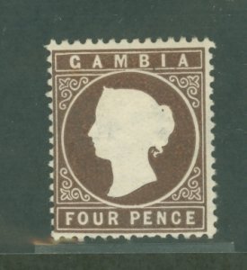 Gambia #17 Unused Single