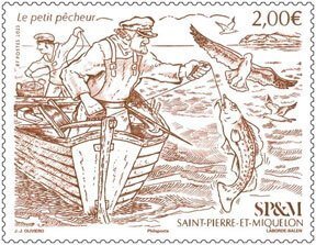 2023 St Pierre & Miquelon Little Fisherman (Scott NA} MNH