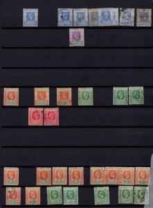 SEYCHELLES KINGS COLLECTION LOT 32 STAMPS OG H M/M CANCELS MOST SOUND $$$$$$$