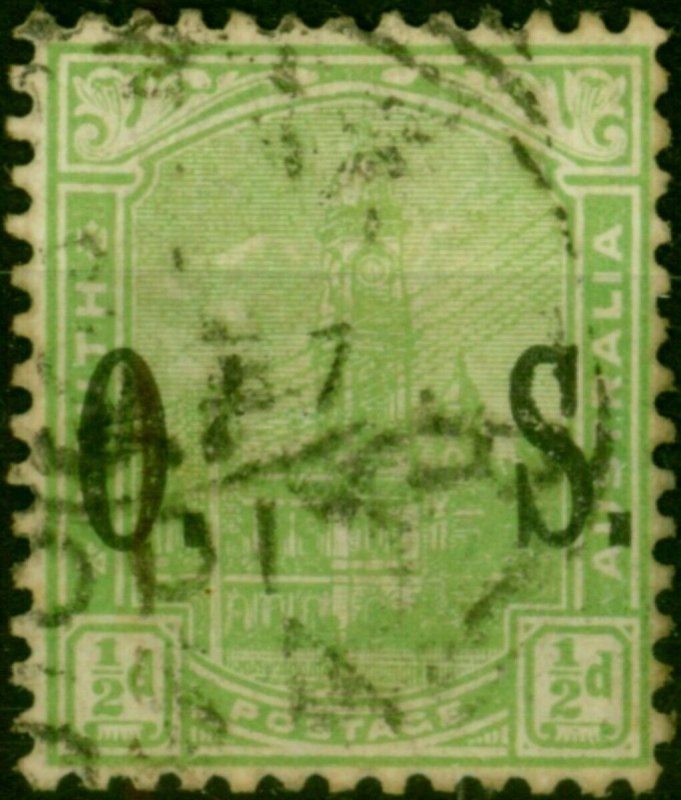 South Australia 1900 1/2d Yellow-Green SG080 Good Used