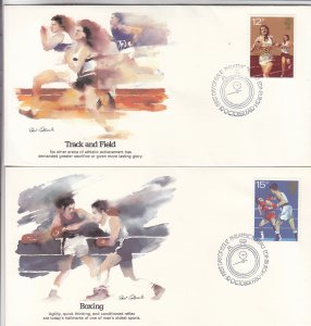 1980, Great Britain: Sports, Grp 5, FDC (S18787)