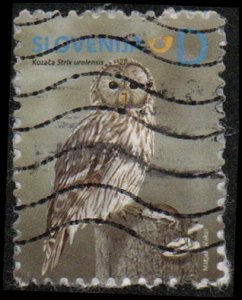 Slovenia 1047 - Used - D (64c) Ural Owl (2014) (cv $1.75)