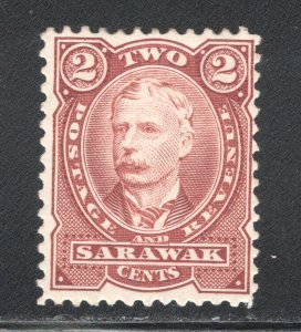 Sarawak, Scott #28   F/VF, Unused, Original Gum, Hinged, CV $17.50 ..... 5500159