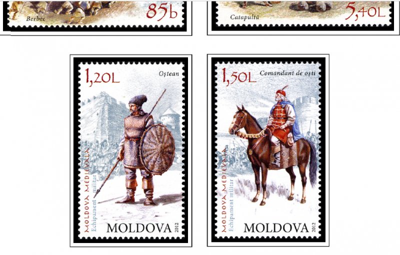 COLOR PRINTED MOLDOVA 2011-2020 STAMP ALBUM PAGES (52 illustrated pages)