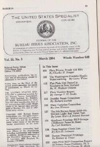 The United States Specialist Vol. 55 No. 3 - March 1984