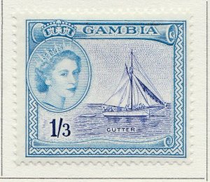 1953 Gambia 1s3d MH* Stamp A4P40F40089-