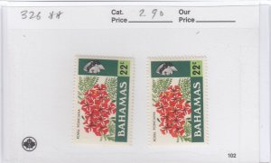 Bahamas 326 Royal Poinciana mnh