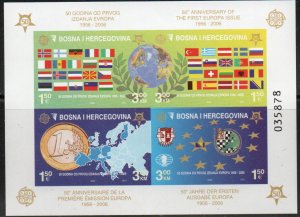 Bos. and Herz. 529e - Mint-NH - Europa/Stamps on Stamps(Imperf)(2005)(cv $30.00)