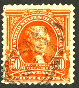 U.S. #310 USED CREASE