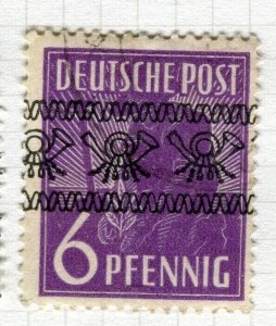 GERMANY BERLIN British/US Zone 1948 Currency Reform issue 6pf. Shade used