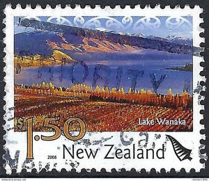 NEW ZEALAND 2006 QEII $1.50 Multicoloured, Tourist Attractions-Lake Wanaka Used