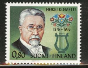 FINLAND SUOMI Scott 584 MNH** 1976 Musician  stamp