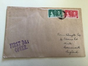 Malta 1937 Selfridge & Co  Philatelic dept first day cover A15901