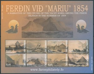 Faroe Islands Foroyar 2004 MNH Journal Cruise Maria Samuel Rathbone Greig #MS464