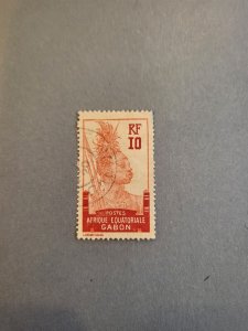 Stamps Gabon Scott #54 used