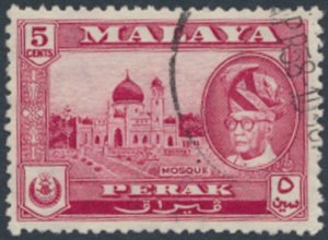 Perak  Malaya  SC#  130 Used  see details & scans