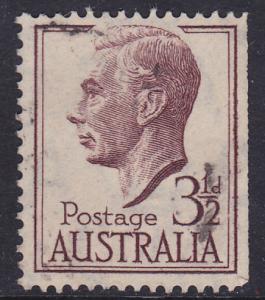 Australia - #236 SG 247 -1950- King George VI -3 1/2d  Used
