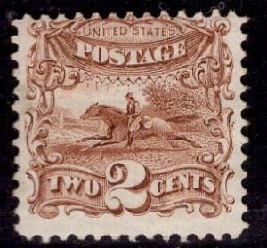 US Stamp #113 MINT HInged OG SCV $500