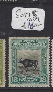 NORTH BORNEO (P1712B) 18C COW  SG 175   MOG 